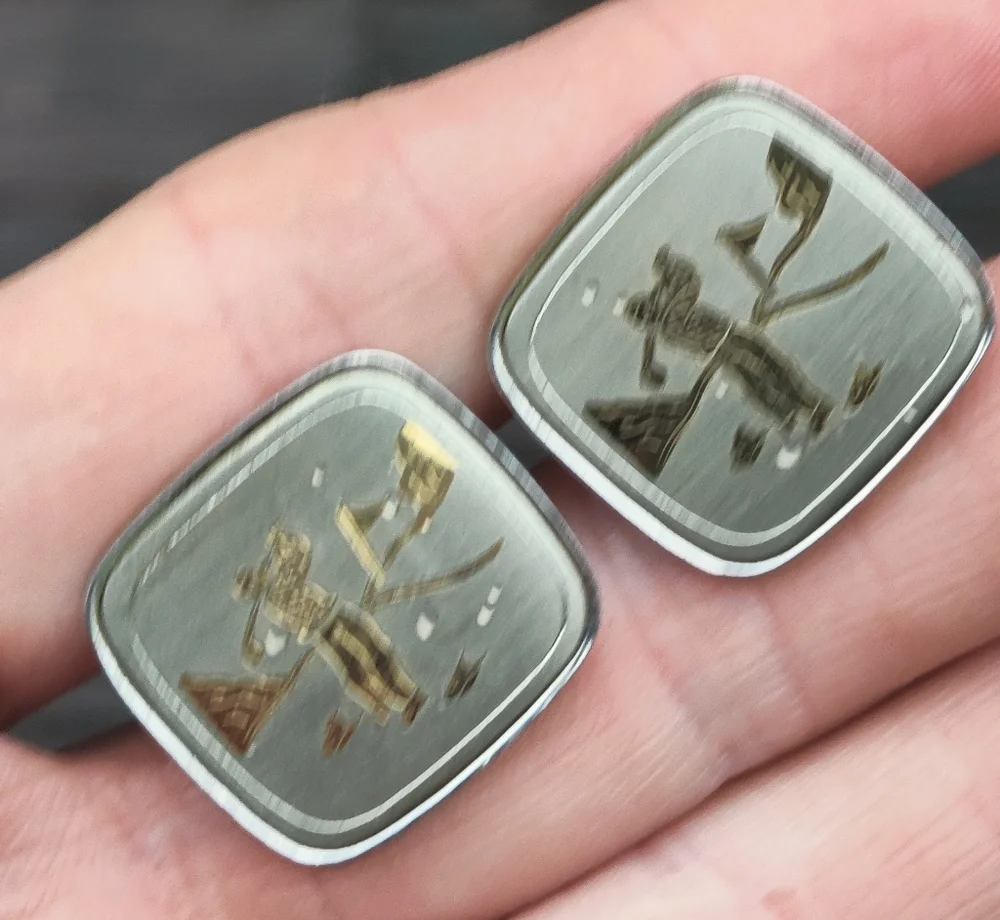 ⛳ Vintage golf cuff links